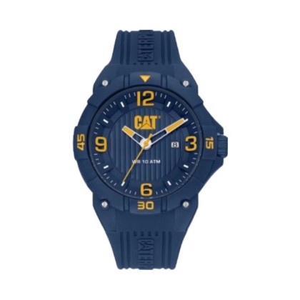 CAT DRIFT LW-111-26-637 Blue Silicone Band 10ATM 45mm Analog Watch